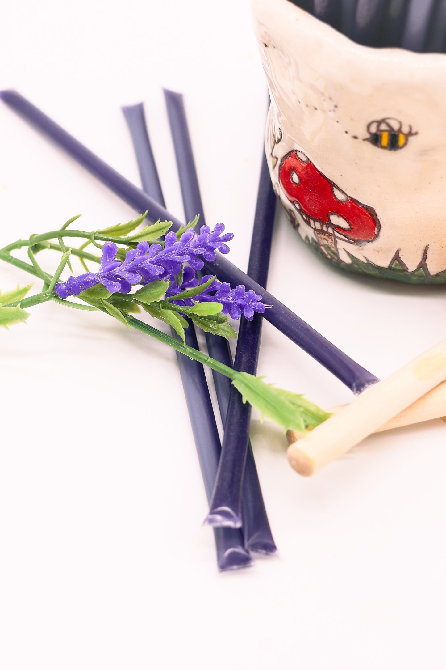 Grape- Flavored Honey Straws