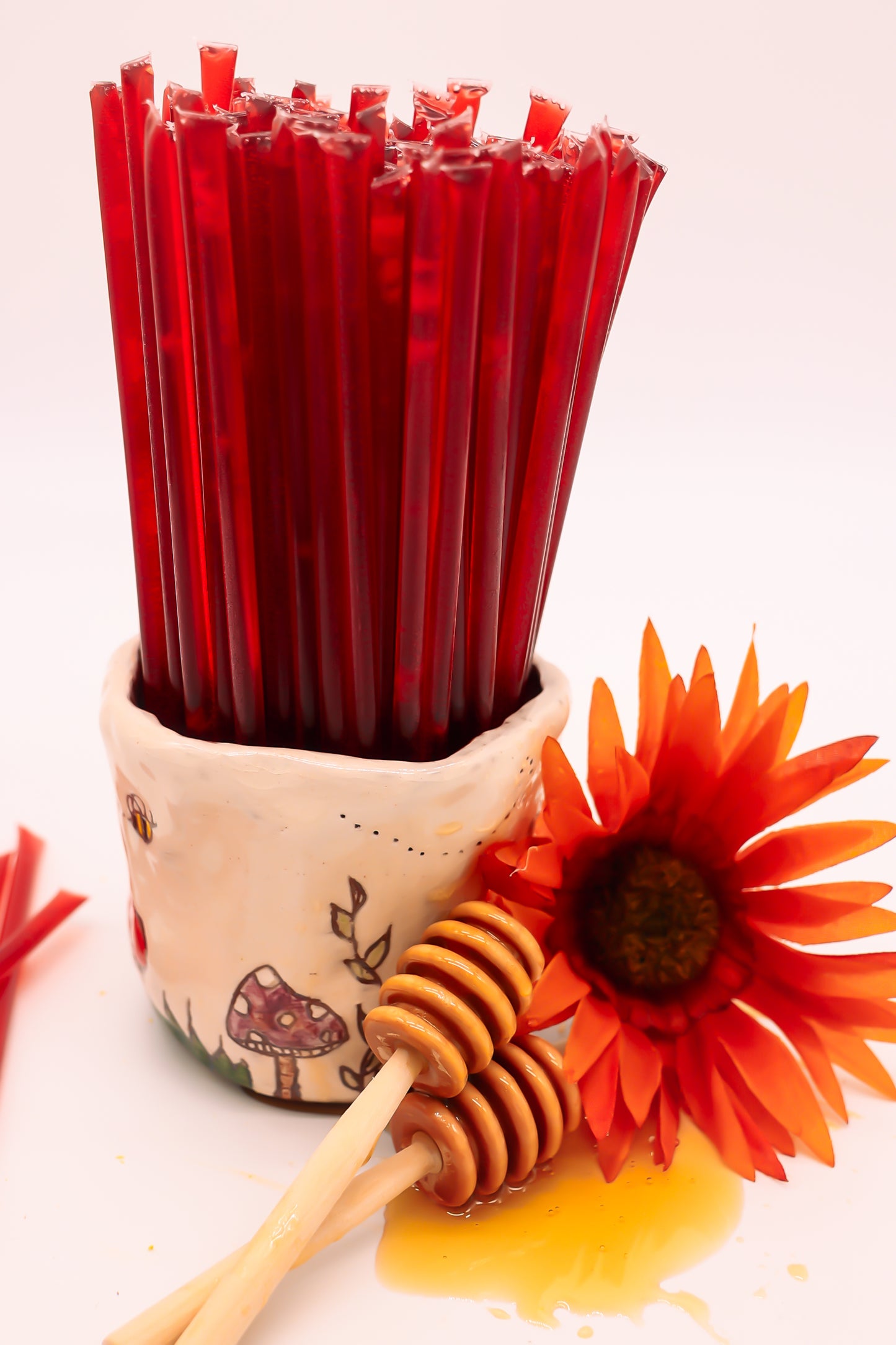 Cinnamon- Flavored Honey Straws