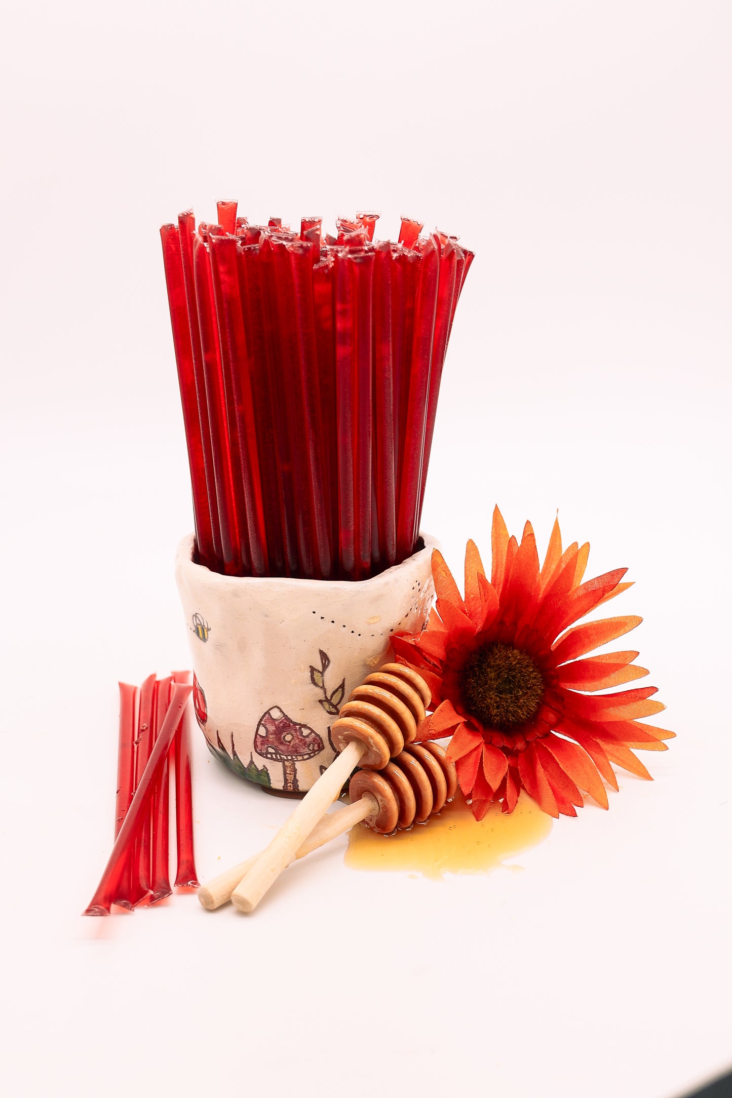 Cinnamon- Flavored Honey Straws