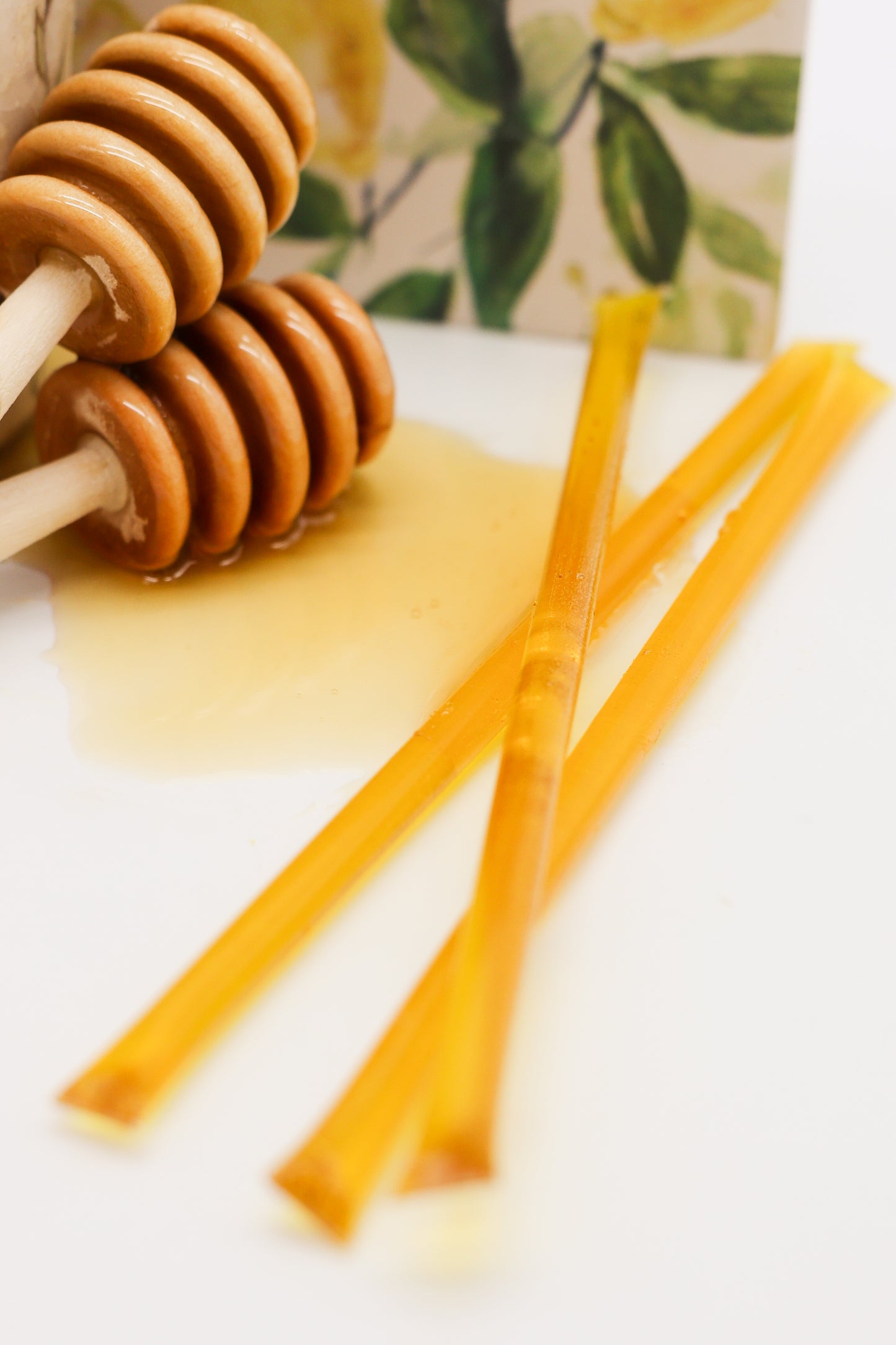 Lemon - Flavored Honey Straws