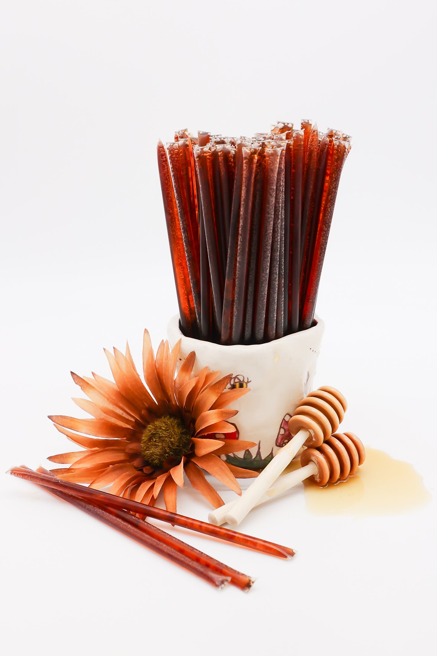 Watermelon-Flavored Wildflower Honey Sticks