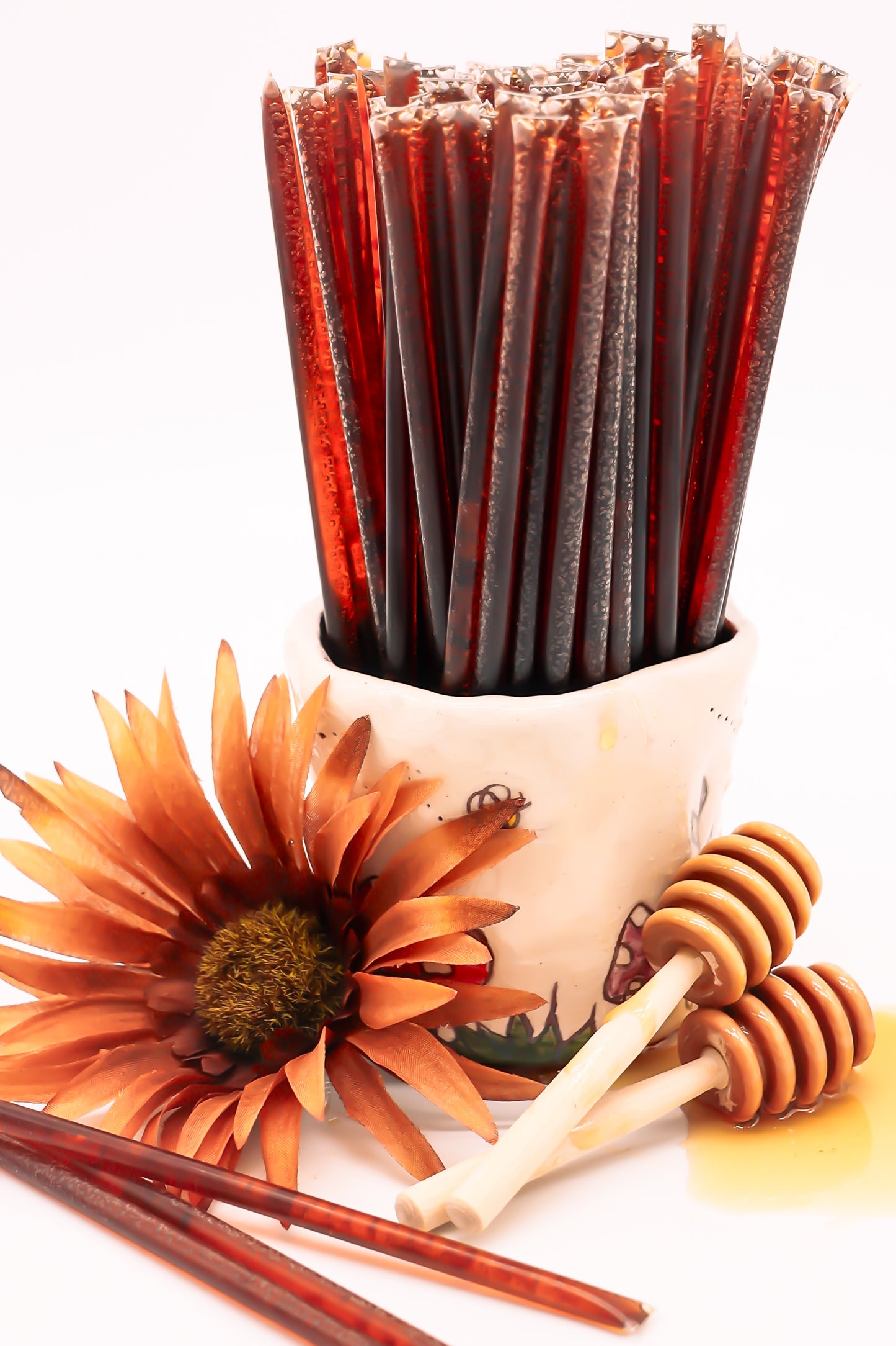 Watermelon-Flavored Wildflower Honey Sticks
