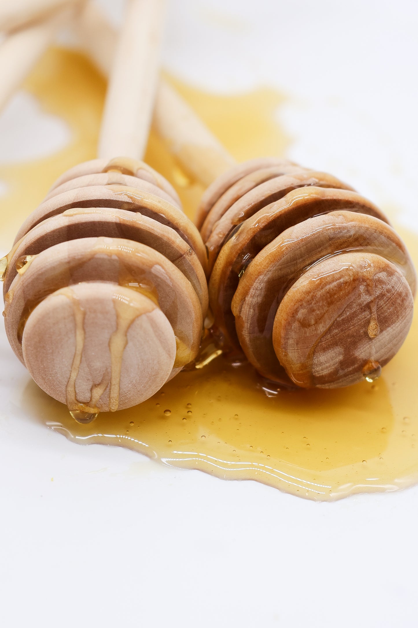 6-Inch Wooden Honey Dipper Sticks