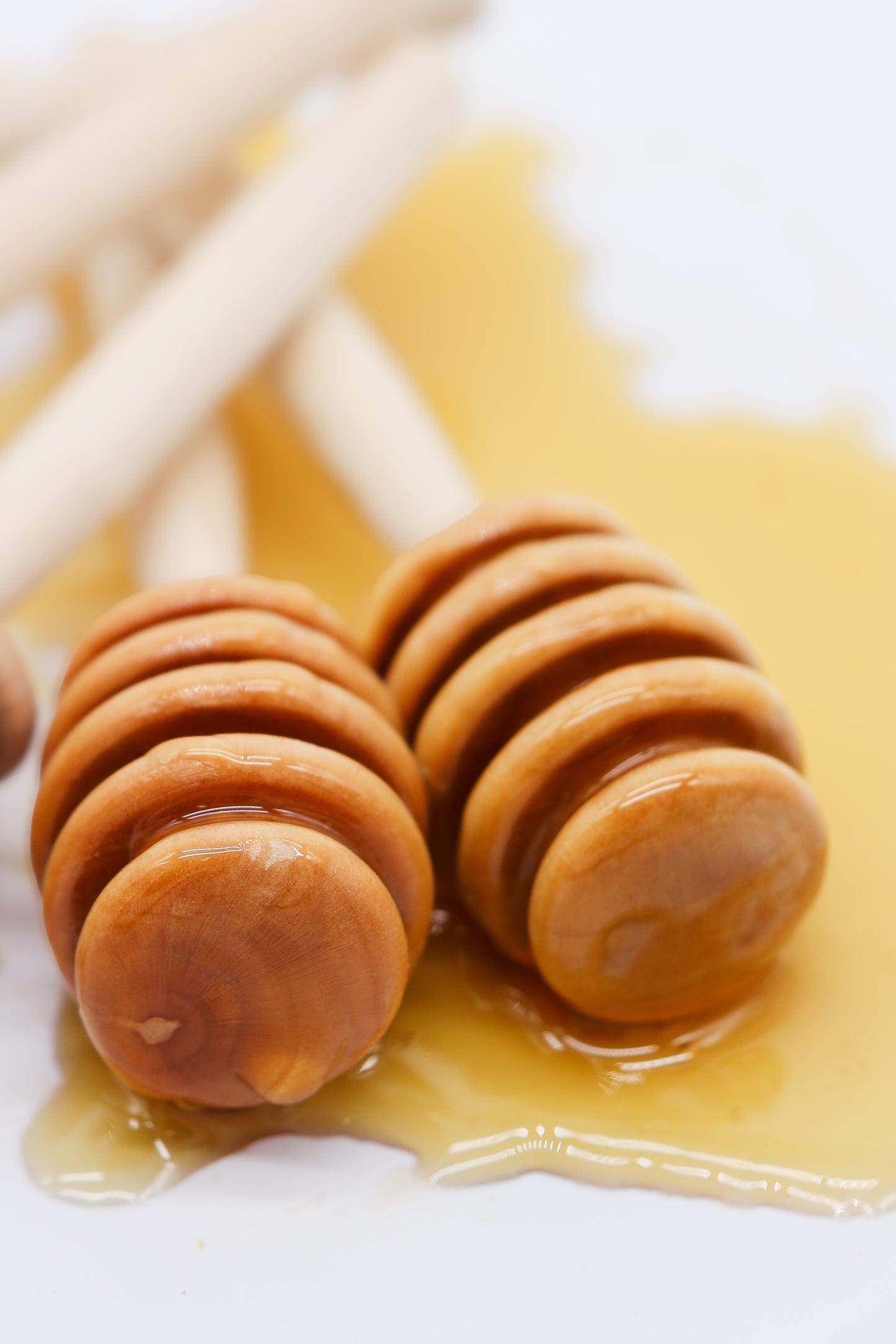 Four-Inch Wooden Honey Dipper Sticks