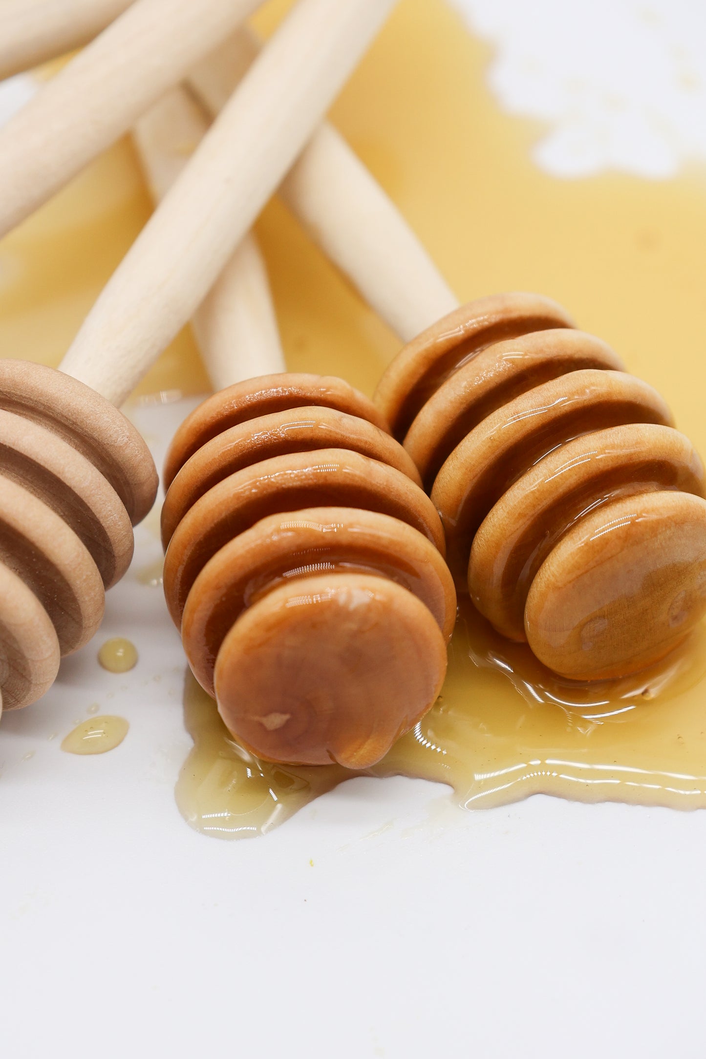 Four-Inch Wooden Honey Dipper Sticks