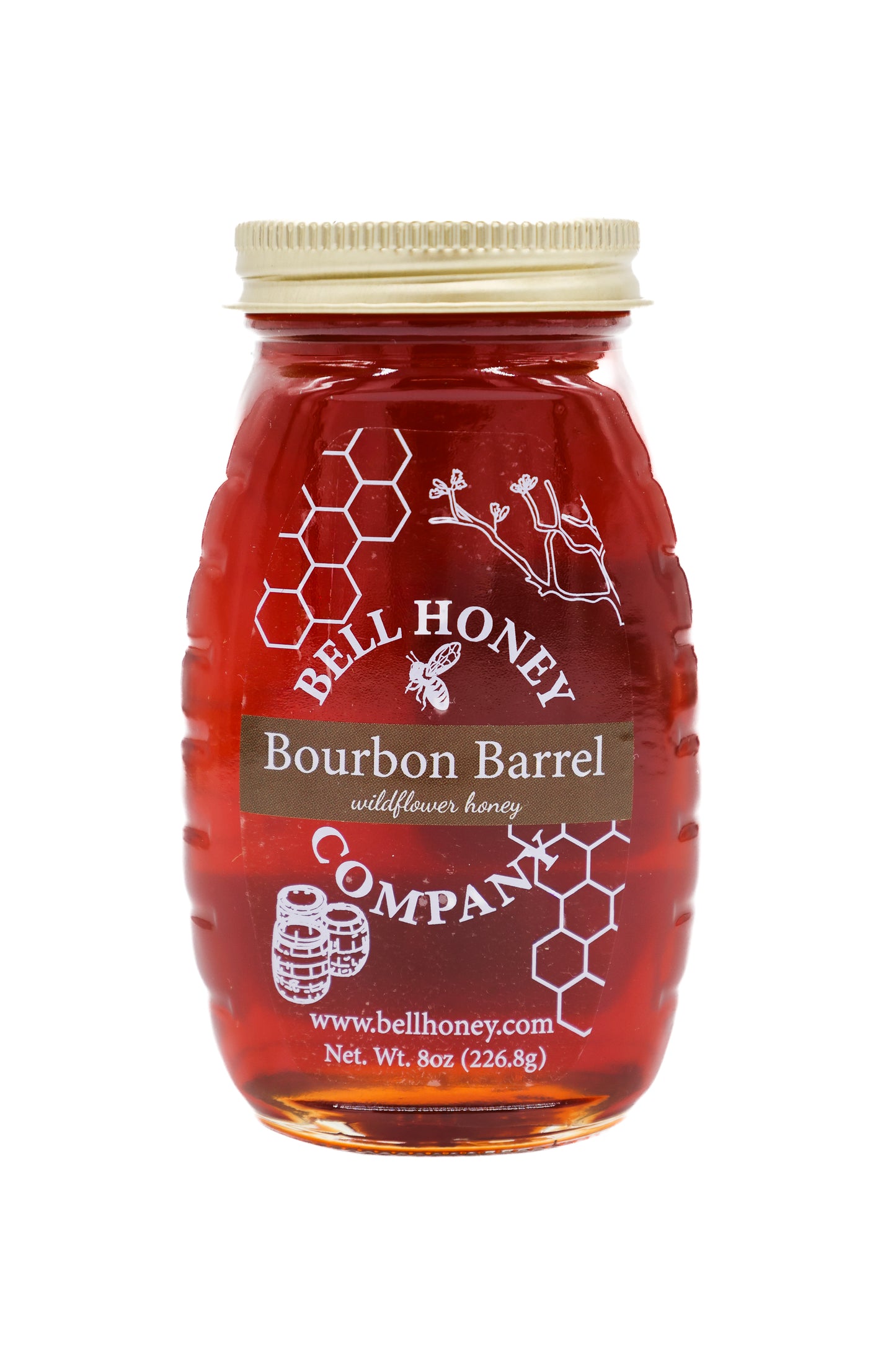 Queenline Bourbon Barrel -Infused Honey