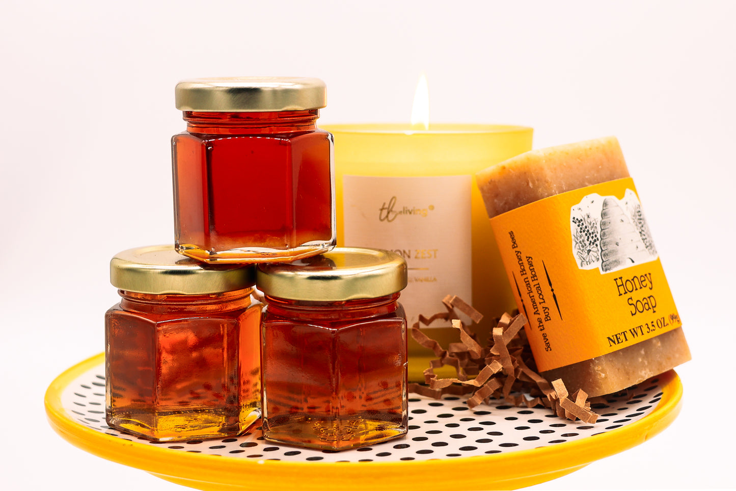 Case (24)- Mini Hexagon Honey Jars