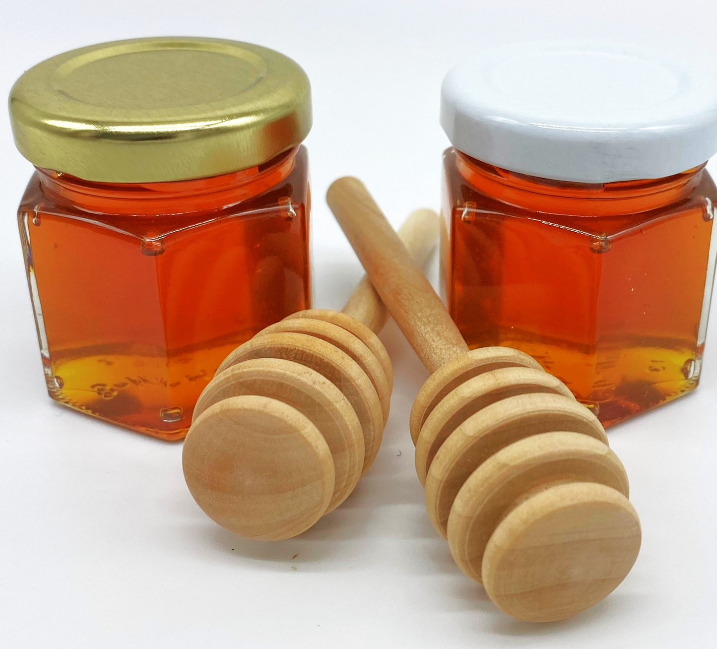 Mini Hexagon Honey Jar -24 mini jars per case