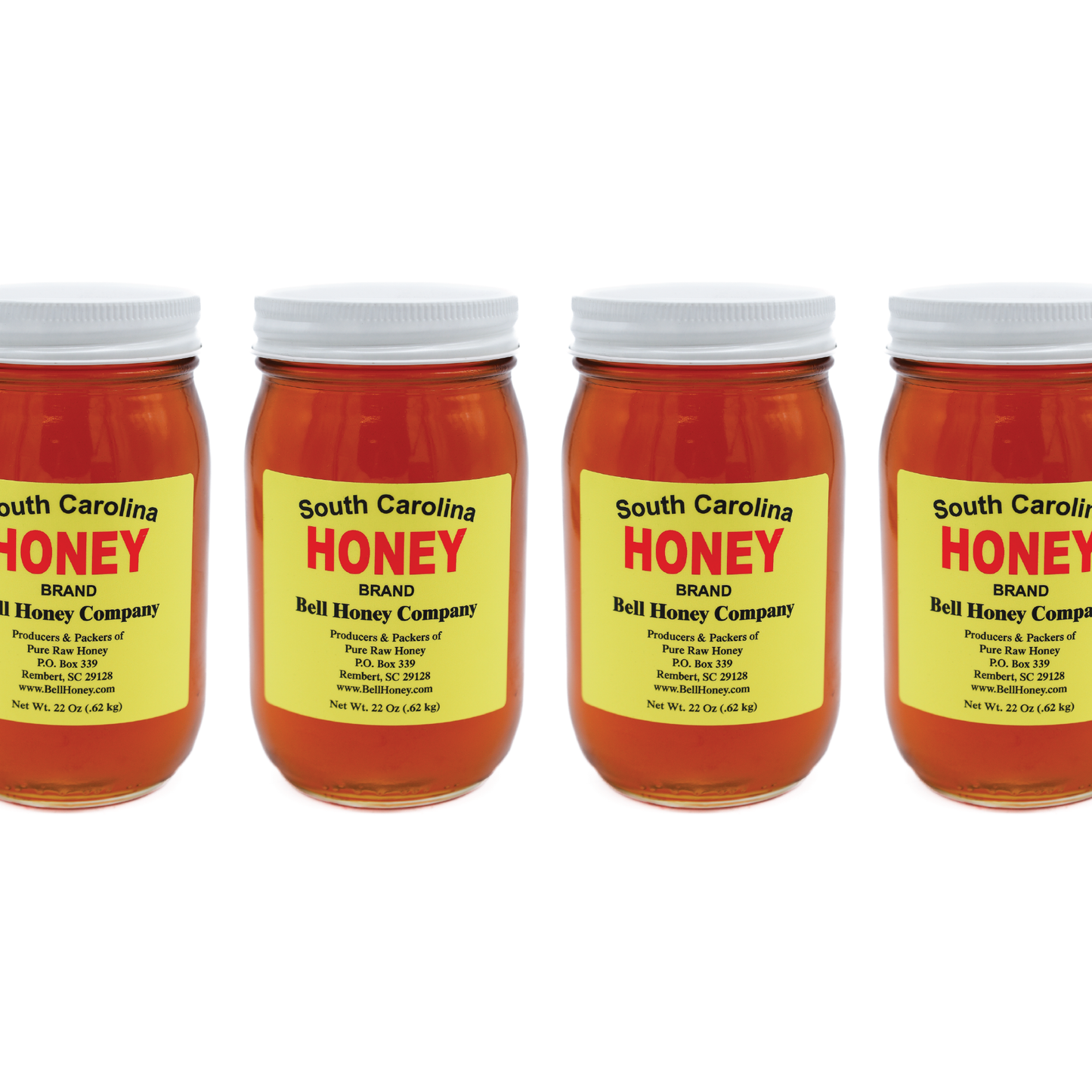 Case (12) - Pure wildflower Honey 22oz Pint Jar