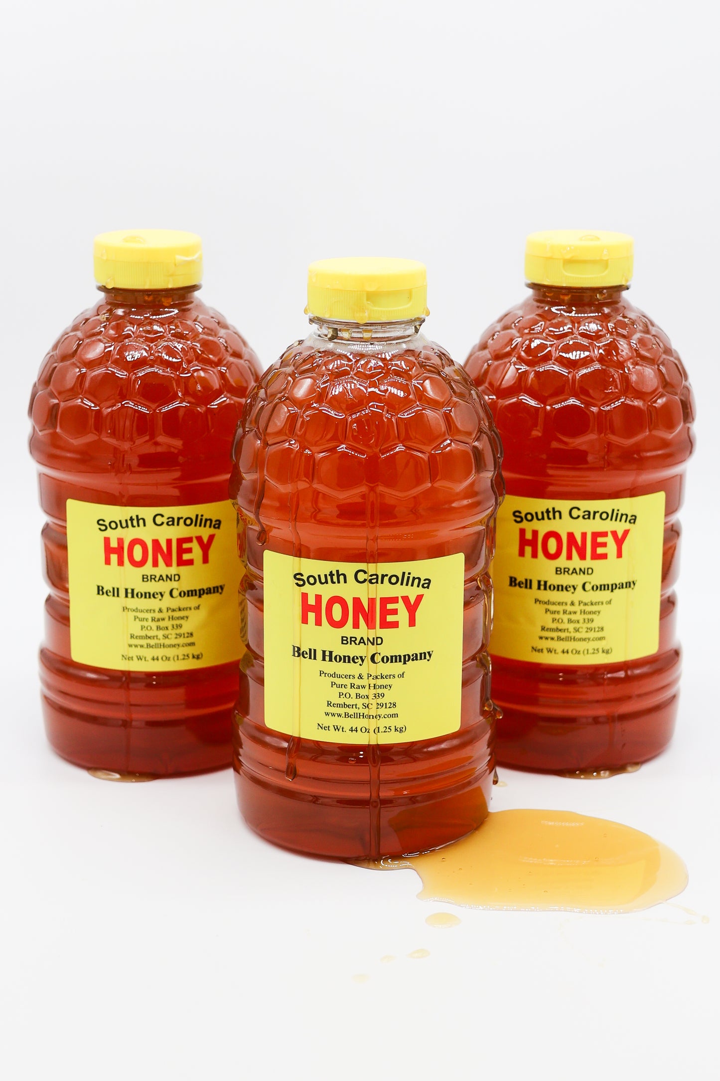 Case of 12 Quart Jug 44oz Raw Wildflower Honey