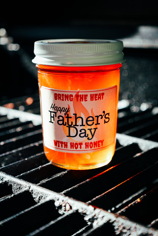Happy Father's Day Hot Honey Jar