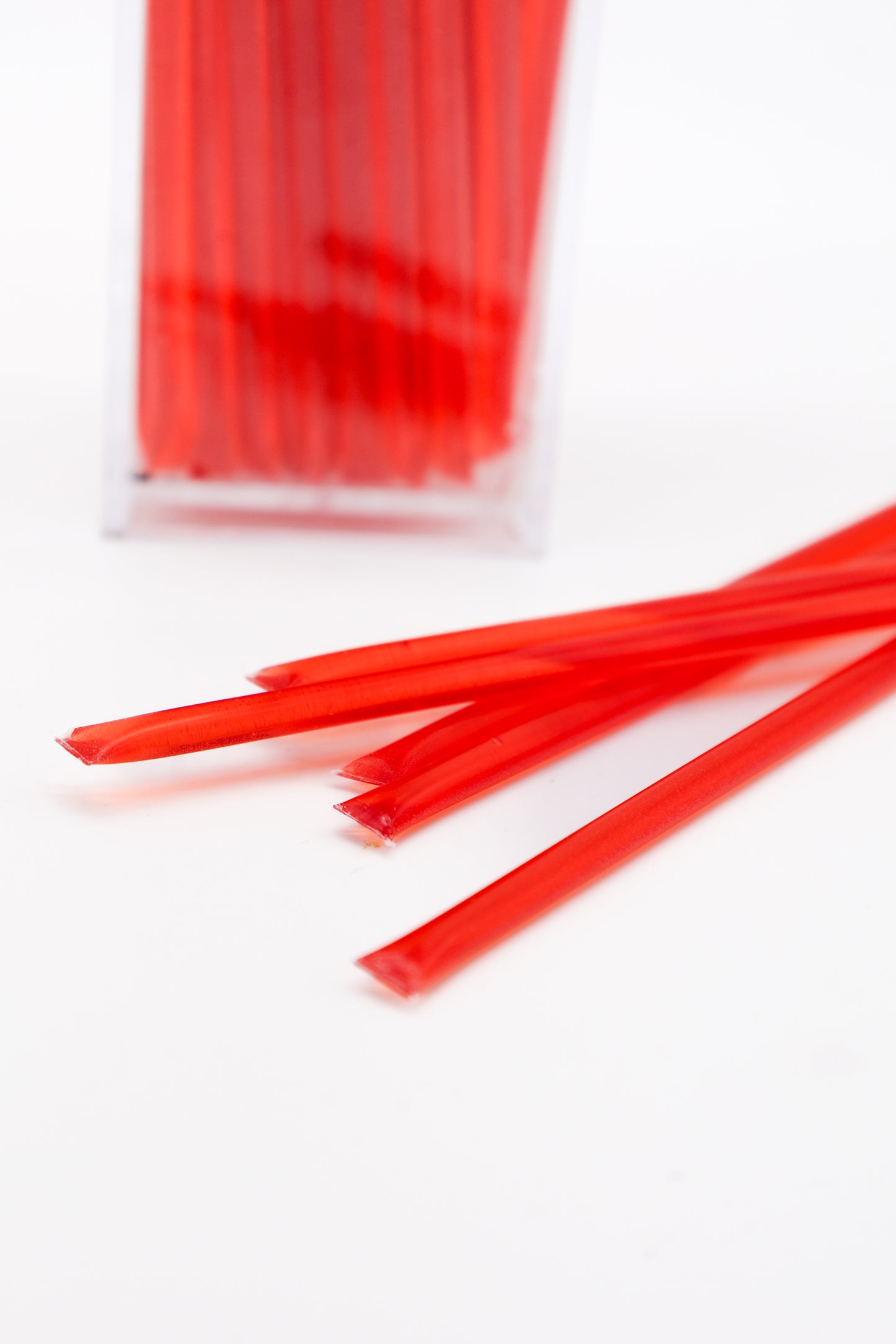 Strawberry- Flavored Honey Straws