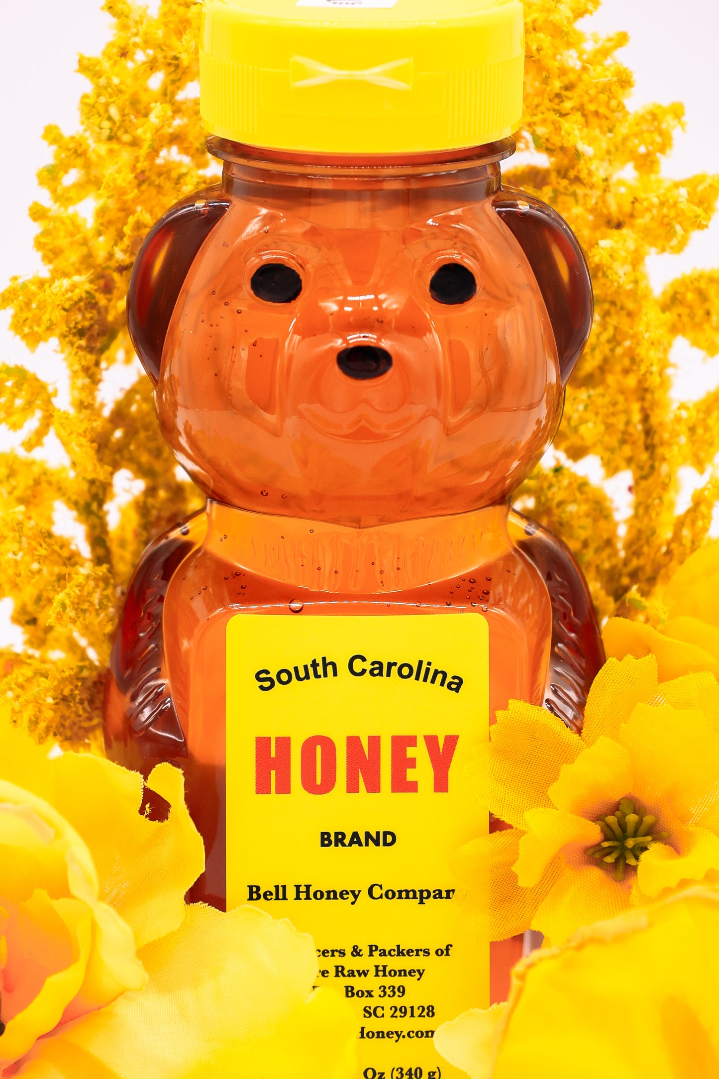 12oz Honey Bear Wildflower- Santa Honey Bear