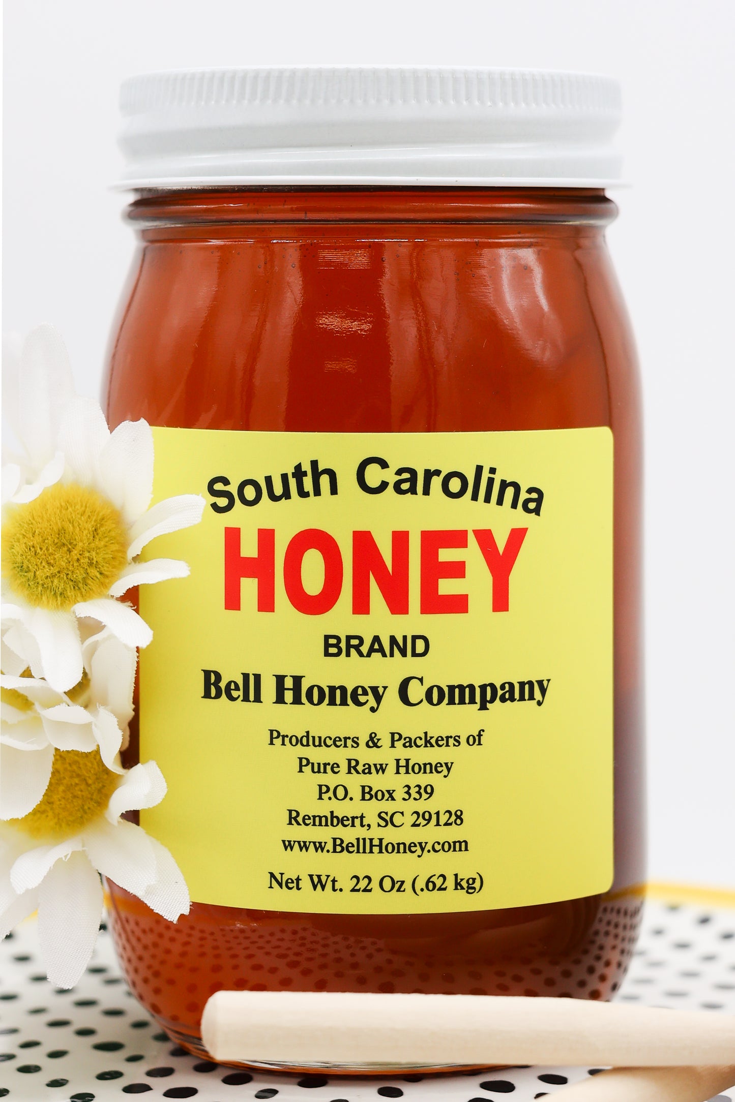 Case (12) - Pure wildflower Honey 22oz Pint Jar