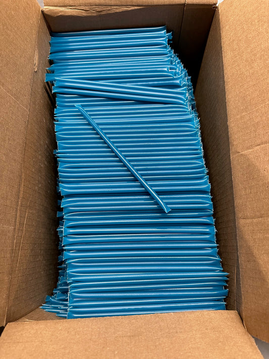 1000count Wholesale Honey Straws - Blueberry Flavored