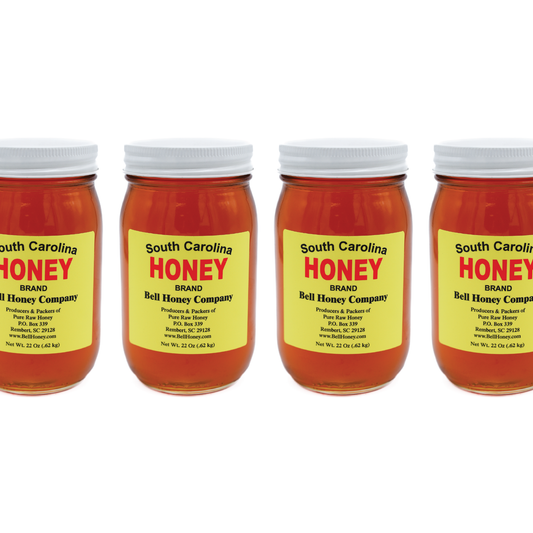 Case (12) - Pure wildflower Honey 22oz Pint Jar